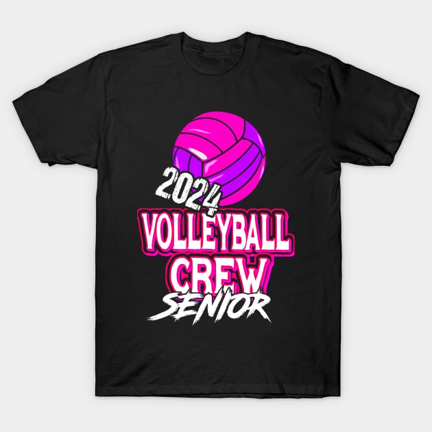 Senior 2024 Volleyball T-Shirt by Outrageous Flavors